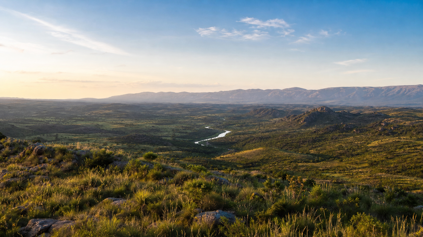 Paisaje serrano de los valles de Cordoba